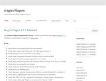 Tablet Screenshot of nagios-plugins.org
